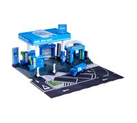 Majorette Station-service ARAL avec voiture – station de lavage et boutique, kit de jeu