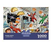 Station Spatiale Internationale Puzzle en Bois Imperméable DIY Puzzles De 1000 Pièces pour Adultes Amusant De Décoration pour La Maison