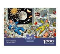 Station Spatiale Internationale Puzzle en Bois Imperméable DIY Puzzles De 1000 Pièces pour Adultes Cadeaux Impossible De Décoration pour La Maison