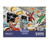 Station Spatiale Internationale Puzzle en Bois Imperméable DIY Puzzles De 1000 Pièces pour Adultes Défi Et Casse-tête Jeux De Stimulants