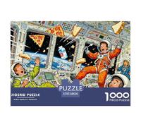 Station Spatiale Internationale Puzzle en Bois Imperméable DIY Puzzles De 1000 Pièces pour Adultes Impossible Jeux Éducatifs