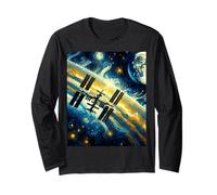 Station Spatiale Internationale, Style Van Gogh Nuit étoilée Manche Longue