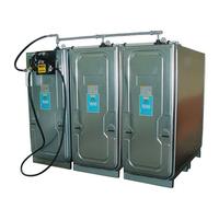 Station UNI Platine 4 500 litres soit 3 cuves UNI 1 500 litres en batterie avec vanne de sélection - CEMO - 90277