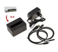 Station verticale pour SSD U2 SFF8639, liaison USB3.1 A ou C, alimentation 3A