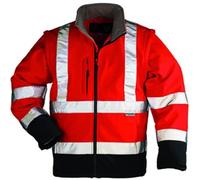 STATION VESTE ROUGE ET NOIR XXXL