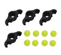 Stationary Bike Rocker Plate - Accessoires d'entraînement d'intérieur, antidérapant, avec 8 balles de tennis | Support d'entraînement de base, équipement de cyclisme à domicile, support d'entraînement