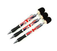 Stationeries LONPEN003 Lot de 3 stylos à bille souvenirs de Londres Design tête de garde royal et Union Jack