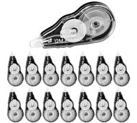 STATIONERY ISLAND 14 PCS Rubans Correcteurs, 12m x 5 mm Souris Correcteur Blanc avec Capuchon Protecteur, Correction Tapes pour Fourniture Scolaire École Bureau