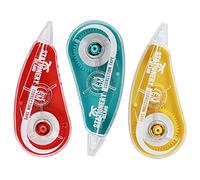 STATIONERY ISLAND Correcteur Blanc Boîte de 3, Rubans Correcteurs 6mx5mm, Blanco Souris Correcteur Blanc, Blanco Correcteur, Fourniture Scolaire Correction Tapes pour étudiant et Bureau