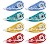 STATIONERY ISLAND Correcteur Blanc Boîte de 8, Rubans Correcteurs 6mx5mm, Blanco Souris Correcteur Blanc, Blanco Correcteur, Fourniture Scolaire Correction Tapes pour étudiant et Bureau