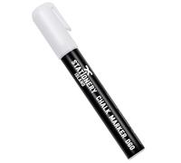 STATIONERY ISLAND Stylo Craie Pour Tableau Noir Effacable, Marqueur Craie Effacable, Feutre Craie pour le Verre Fenêtre, 6MM Blanc Lot de 1