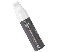 STATIONERY ISLAND Stylo Craie Pour Tableau Noir Effacable, Marqueur Craie Effacable, Feutre Craie pour le Verre Fenêtre, Blanc 15MM Lot de 1