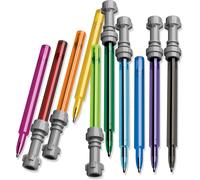 Stationery Star Wars Lightsaber Gel Ballpoint Pen Pack Of 10 - Cap-Off Edition Multicoloured