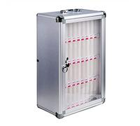 Stations de charge pour téléphones portables Armoire de rangement pour téléphone portable 36 emplacements Coffre-fort mural pour téléphone portable Boîte de gestion de stockage de téléphone en alliage