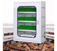 Stations De Recharge Portables for Téléphones, Casier Rangement Rechargeables, Armoire, Organisée(50slots)