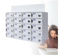 Stations de recharge pour téléphones portables Armoire de rangement pour téléphones Casier de téléphone autonome, boîte de casier pour téléphones portables, armoire de rangement pour téléphones portab