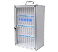 Stations de recharge pour téléphones portables Armoire de rangement pour téléphones Coffre-fort pour téléphones portables avec serrure Casier pour téléphones portables Atelier pour étudiants Armoire d