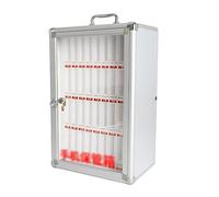Stations de recharge pour téléphones portables Coffre-fort pour téléphone portable Armoire pour téléphone portable en alliage d'aluminium avec serrure Casier mural pour téléphone portable Boîte de ran