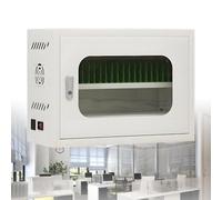 Stations de recharge pour téléphones portables,rechargeables par USB pour salles de classe et bureaux,stations de recharge portables pour casiers,avec quatre roues et verrou de sécurité 20slots