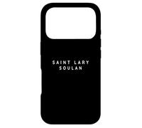 Stations de Ski Saint Lary Soulan - Souvenir de Ski - Police Moderne Coque pour iPhone 17 Pro