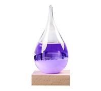 Stations météo en verre tempête chute d'eau Prévision Créative style nordique Verre Météo Décoratif Cristal Prévisions Météo Bouteille Colorée Bureau Bouteilles Décoratives Artisanat