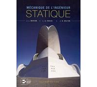 Statique - Mécanique de l'ingénieur. 8è édition