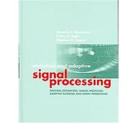 Statistical and Adaptive Signal Processing, Artech House Signal Processing Library Dimitris G. Manolakis, Stephen M. Kogon, Vinay K. Ingle (Auteur)