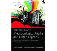 Statistical And Methodological Myths And Urban Legends