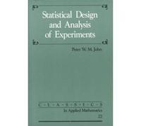 Statistical Design and Analysis of Experiments - [Version Originale] Peter W M John, Robert O,malley (Auteur)