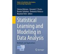 Statistical Learning And Modeling In Data Analysis