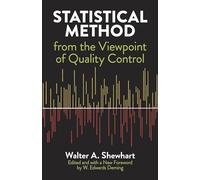 Statistical Method From the Viewpoint of Quality Control