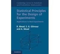 Statistical Principles For The Design Of Experiments