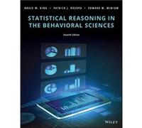 Statistical Reasoning in the Behavioral Sciences by Edward W. San Jose State University Minium Edward W. San Jose State University Minium (Auteur)