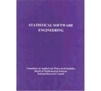 Statistical Software Engineering National Research Council (U.S.), National Research Council (U.S.) Panel on Statistical Methods in Softw (Auteur)