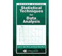 Statistical Techniques For Data Analysis