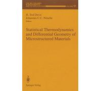 Statistical Thermodynamics And Differential Geometry Of Microstructured Materials