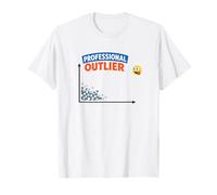 Statisticien de données statistiques drôles sur Les valeurs aberrantes Professionnelles T-Shirt