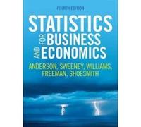 Statistics for Business and Economics - [Version Originale] Inconnu (Auteur)