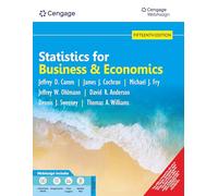 Statistics for Business & Economics with WebAssign, 15th Edition