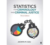 Statistics For Criminology And Criminal Justice