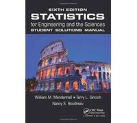 Statistics For Engineering And The Sciences Student Solutions Manual