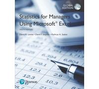 Statistics For Managers Using Microsoft Excel