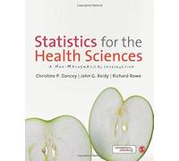 Statistics For The Health Sciences