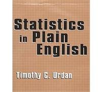 Statistics in Plain English Timothy C. Urdan (Auteur)