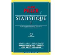 Statistique 3 nouvelle edition Tome 1 - Alain Piller - Premium Editeur - broché - Scolaire / Universitaire