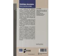 Statistique descriptive Cours et exercices - Pur - Presses Universitaires Rennes - broché - Scolaire / Universitaire