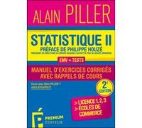 Statistique ii 2eme edition Alain Piller (Auteur)