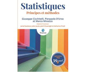 Statistique Principes et méthodes - Giuseppe Cicchitelli - Pearson France - broché - Scolaire / Universitaire