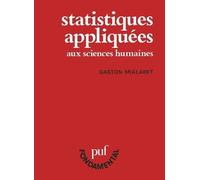 Statistiques Appliquées Aux Sciences Humaines