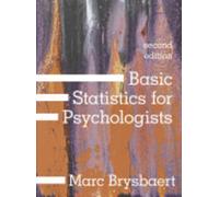 Statistiques de base pour les psychologues